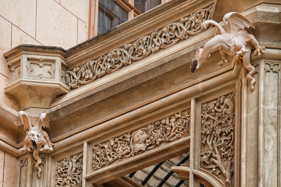 0720-Detail Schloss Lednice